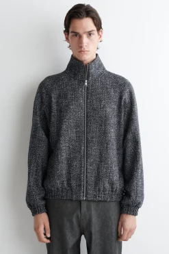 TRAININGSJACKE AUS TWEED
