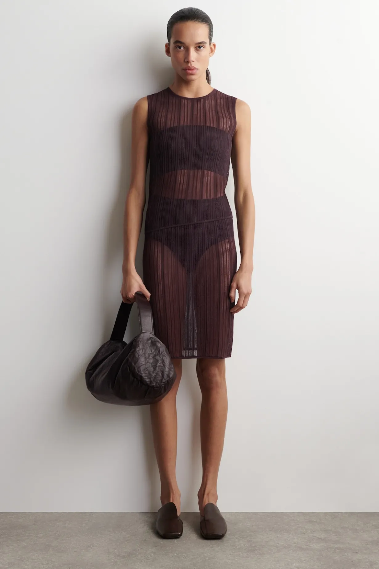 TRANSPARENTES TANKTOP AUS SPITZE