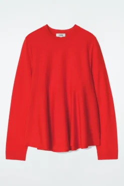TRAPEZFÖRMIGER PULLOVER AUS MERINOWOLLE