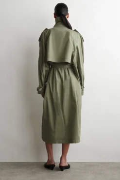 TRENCHCOAT AUS BAUMWOLLE MIT STEHKRAGEN
