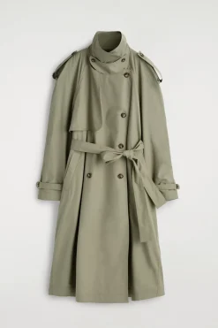 TRENCHCOAT AUS BAUMWOLLE MIT STEHKRAGEN