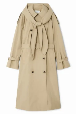 TRENCHCOAT MIT KAPUZE