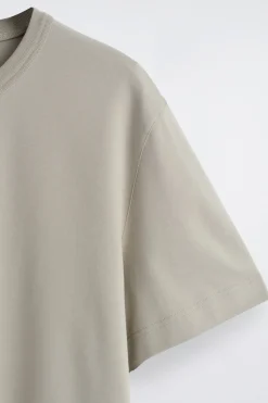 T-SHIRT AUS BAUMWOLLE MIT RUNDHALSAUSSCHNITT