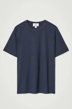 T-SHIRT AUS GEBÜRSTETER BAUMWOLLE