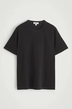 T-SHIRT AUS GEBÜRSTETER BAUMWOLLE