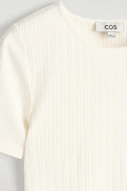 T-SHIRT AUS POINTELLE-STRICK