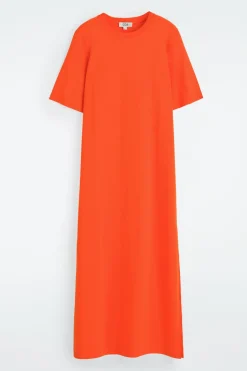 T-SHIRT-KLEID AUS BAUMWOLLE IN MIDILÄNGE