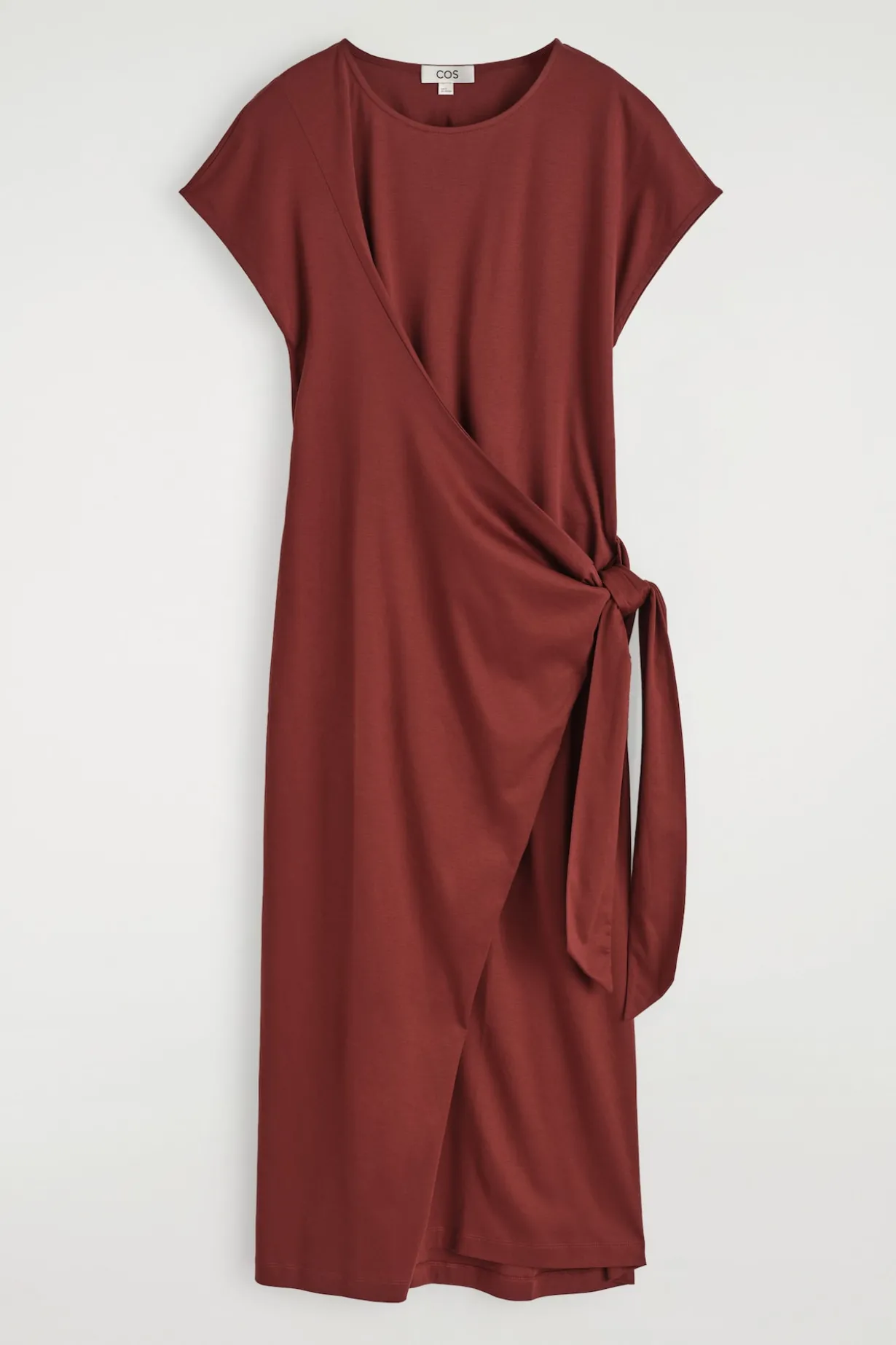 T-SHIRT-KLEID MIT WICKELFRONT