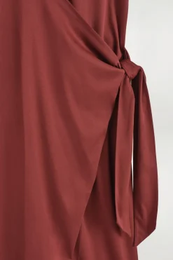 T-SHIRT-KLEID MIT WICKELFRONT