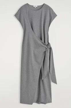 T-SHIRT-KLEID MIT WICKELFRONT