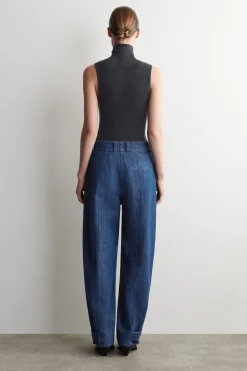 TULPENHOSE AUS DENIM
