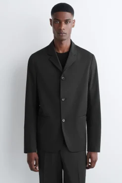 UNSTRUKTURIERTER BLAZER AUS TECHNISCHEM TWILL