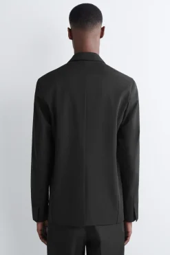 UNSTRUKTURIERTER BLAZER AUS TECHNISCHEM TWILL