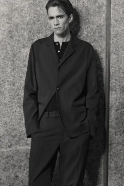 UNSTRUKTURIERTER BLAZER AUS TECHNISCHEM TWILL