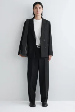 UNSTRUKTURIERTER BLAZER AUS WOLL-MIX