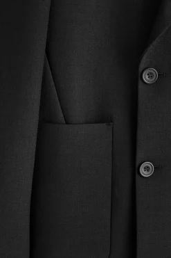 UNSTRUKTURIERTER BLAZER AUS WOLL-MIX
