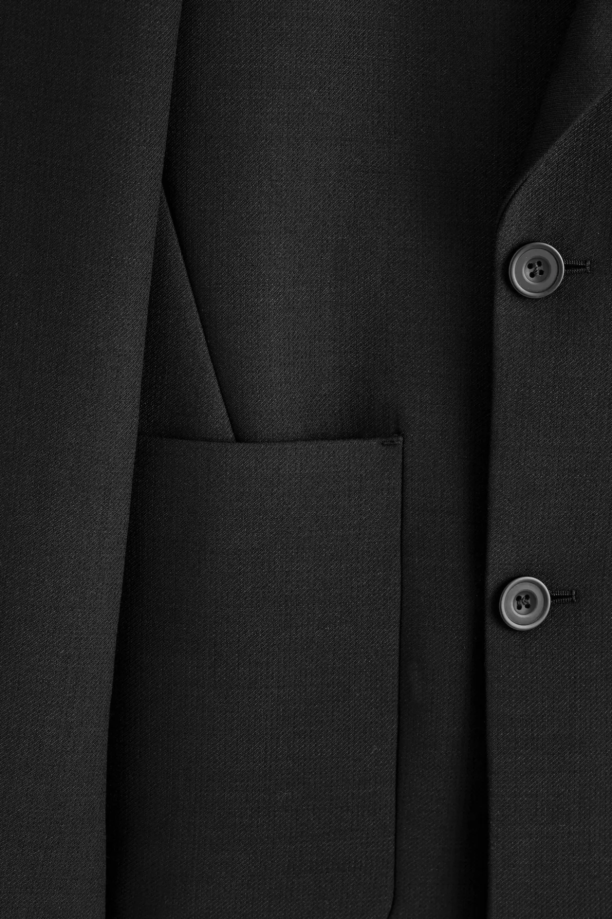 UNSTRUKTURIERTER BLAZER AUS WOLL-MIX