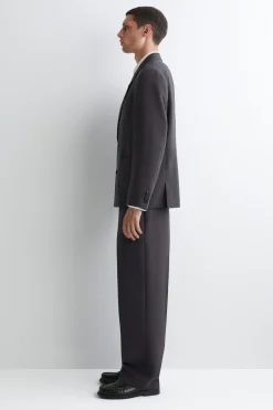 UNSTRUKTURIERTER BLAZER AUS WOLL-MIX