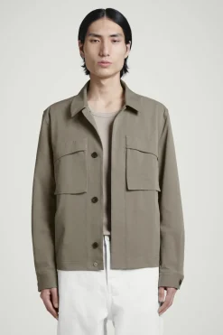 UTILITY-HEMDJACKE AUS BAUMWOLL-TWILL