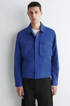 UTILITY-HEMDJACKE AUS BAUMWOLL-TWILL