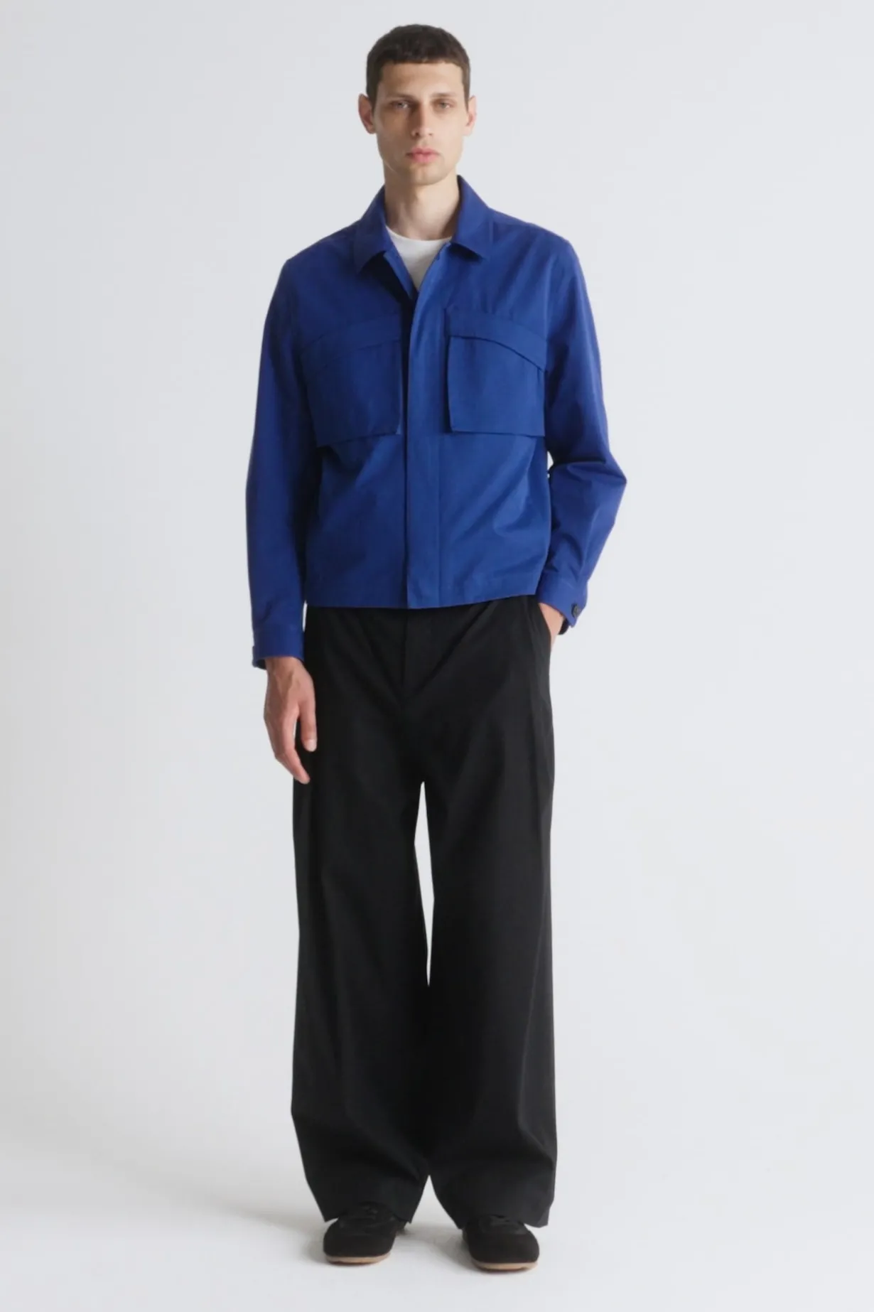 UTILITY-HEMDJACKE AUS BAUMWOLL-TWILL