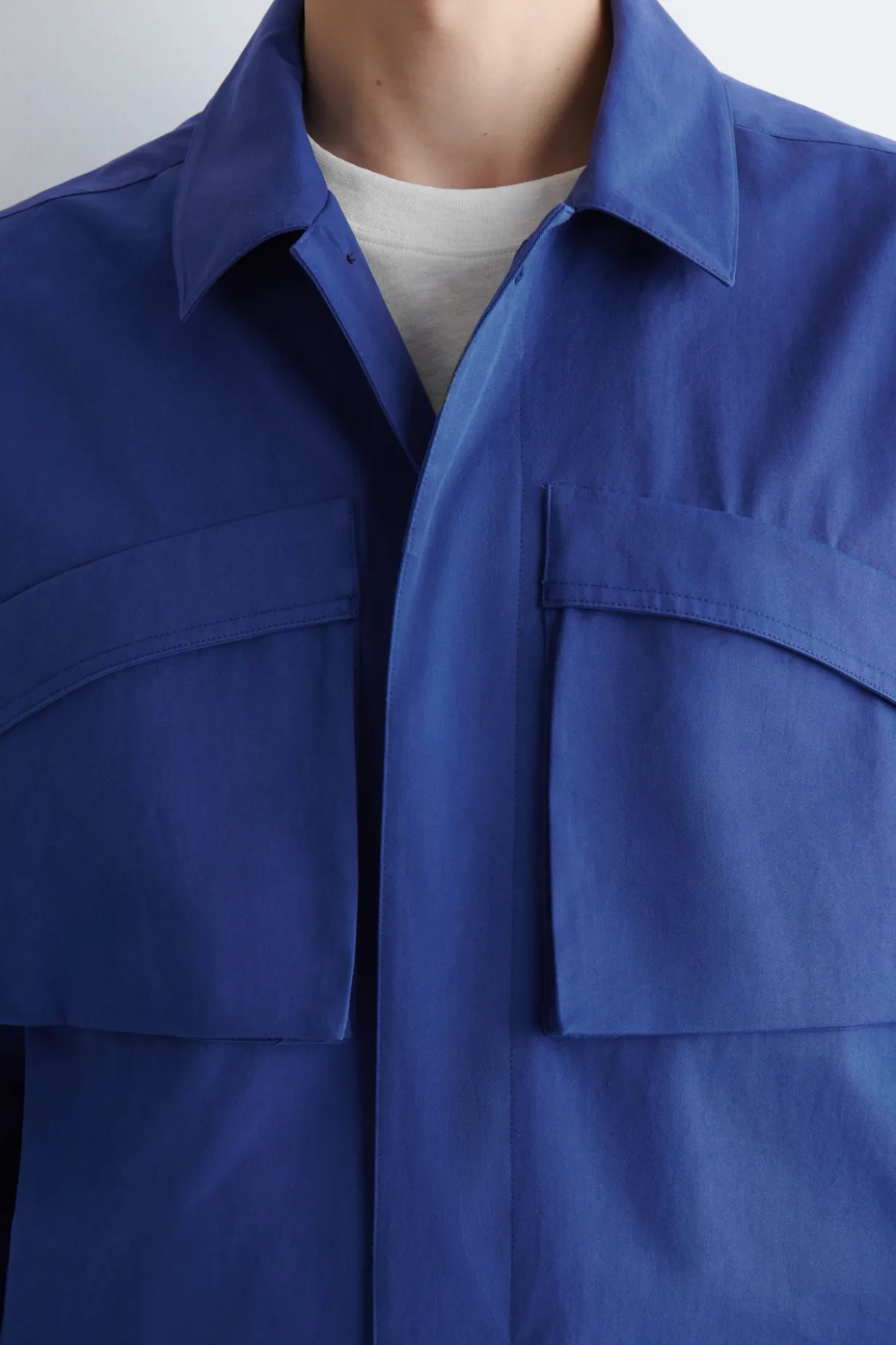 UTILITY-HEMDJACKE AUS BAUMWOLL-TWILL