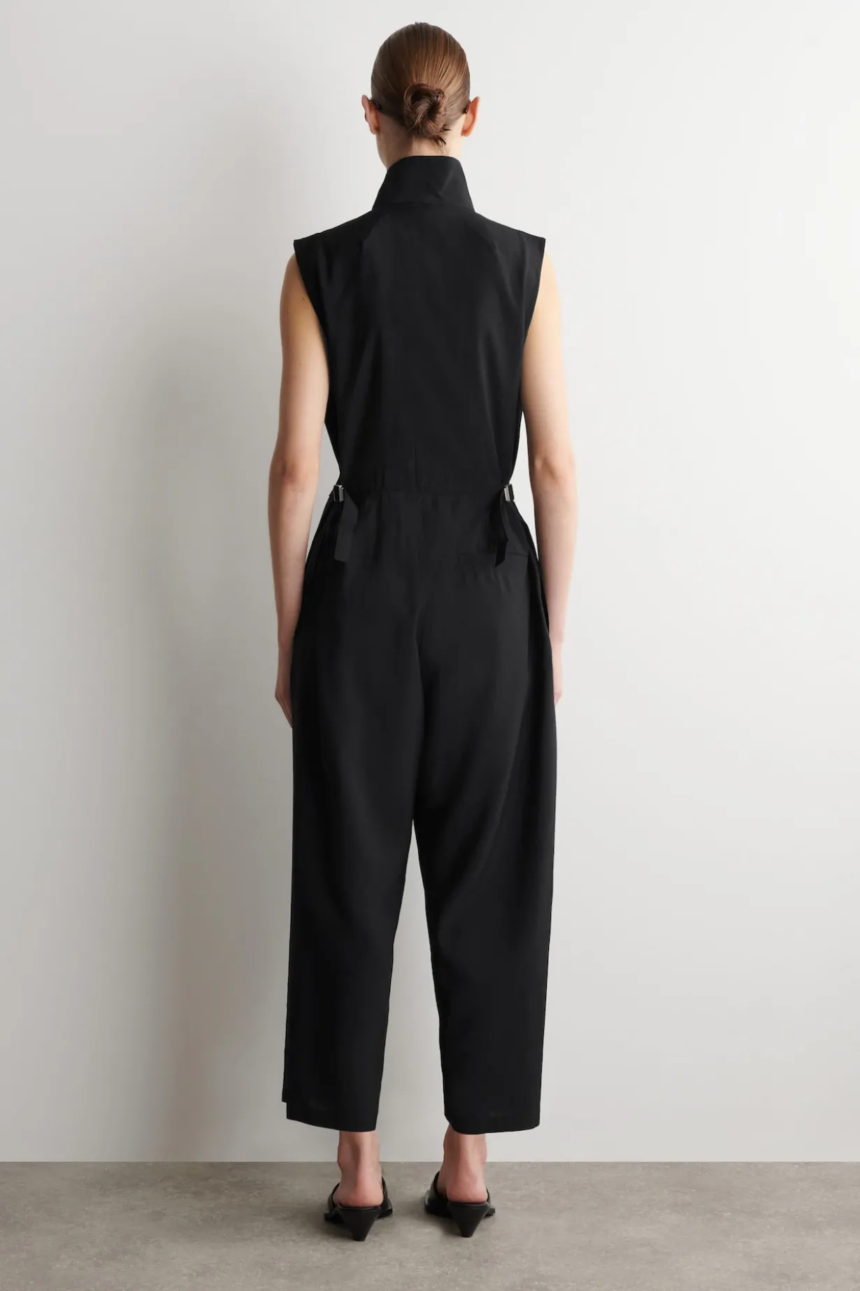 UTILITY-JUMPSUIT MIT SCHALKRAGEN