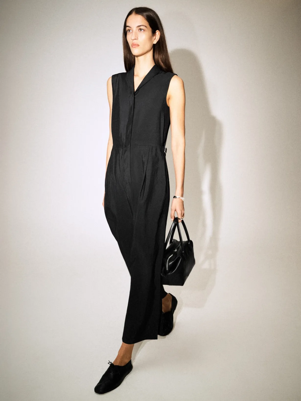 UTILITY-JUMPSUIT MIT SCHALKRAGEN