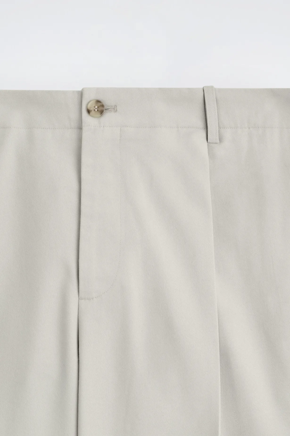 VERKÜRZTE BAUMWOLLHOSE MIT GERADEM BEIN
