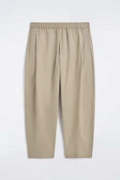 VERKÜRZTE HOSE MIT WEITEM BEIN