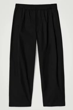 VERKÜRZTE HOSE MIT WEITEM BEIN