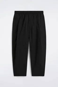 VERKÜRZTE HOSE MIT WEITEM BEIN