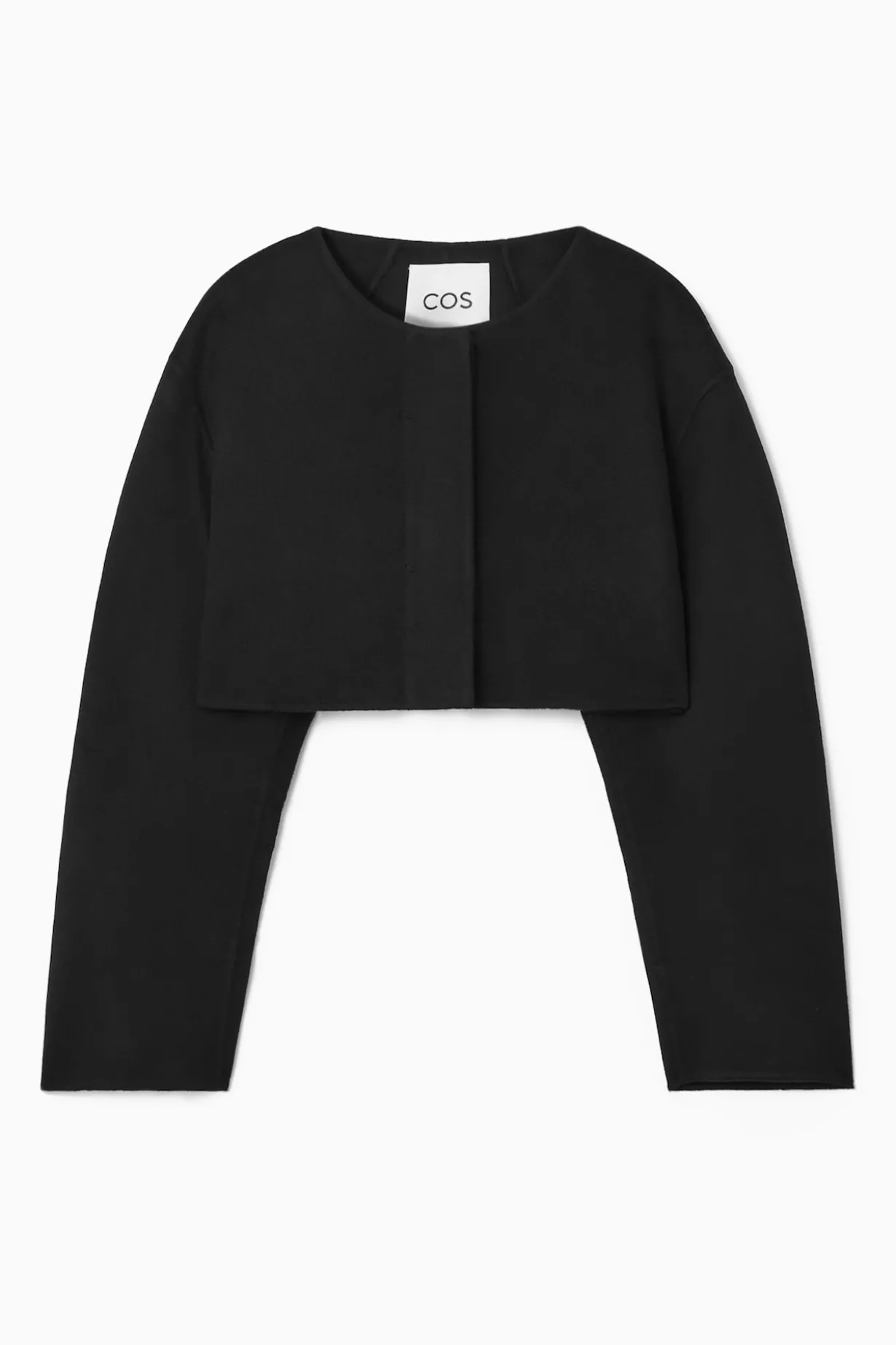 VERKÜRZTE HYBRIDE JACKE AUS DOUBLEFACE-MATERIAL