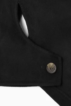 VERKÜRZTE HYBRIDE JACKE AUS DOUBLEFACE-MATERIAL