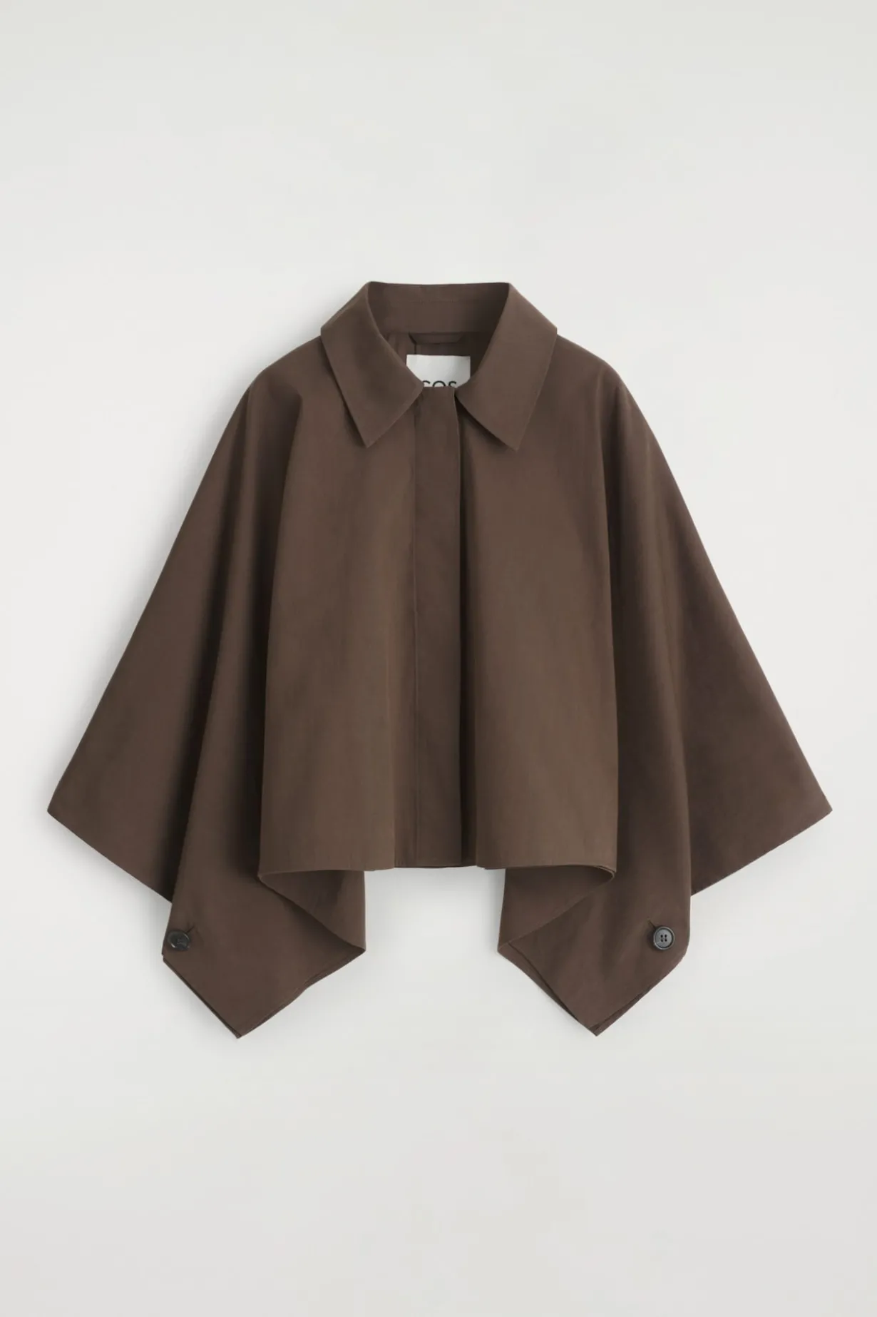 VERKÜRZTES CAPE IM TRENCHCOAT-STIL