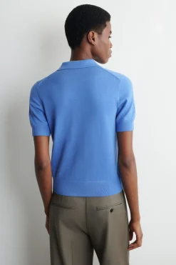 VERKÜRZTES POLOSHIRT AUS WOLL-MIX