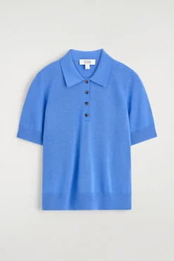 VERKÜRZTES POLOSHIRT AUS WOLL-MIX