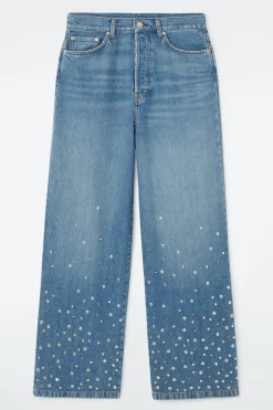 VERZIERTE LOCKERE JEANS