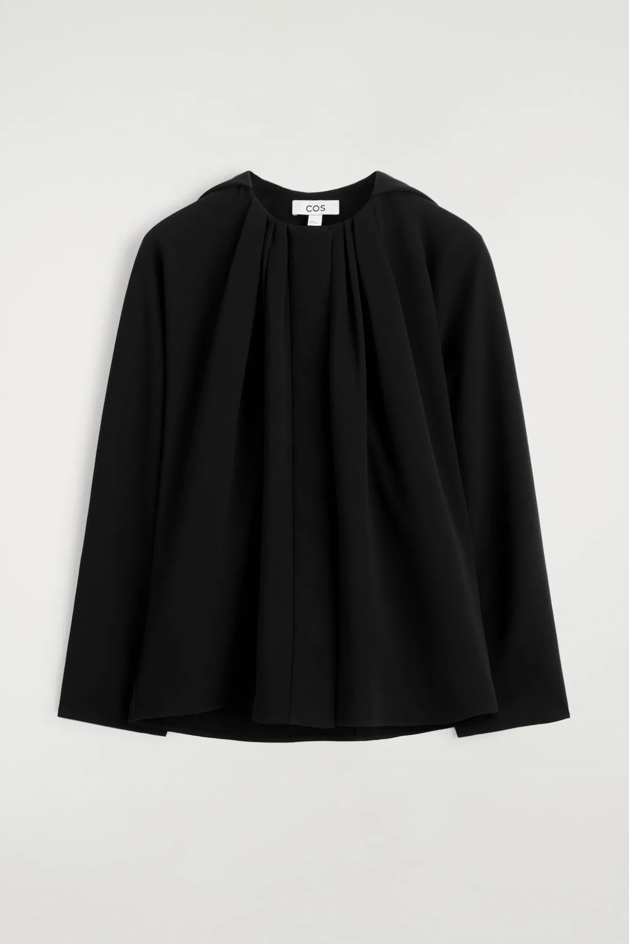 VOLUMINÖSE BLUSE MIT FALTEN
