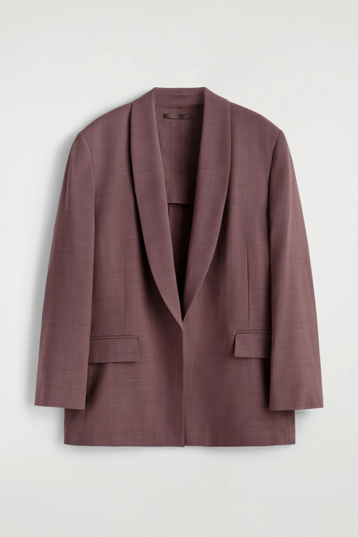 WOLLBLAZER MIT SCHALKRAGEN