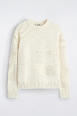 WOLLPULLOVER MIT LEITERMUSTER