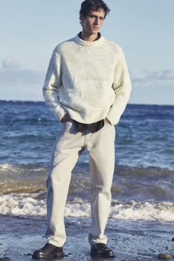 WOLLPULLOVER MIT LEITERMUSTER