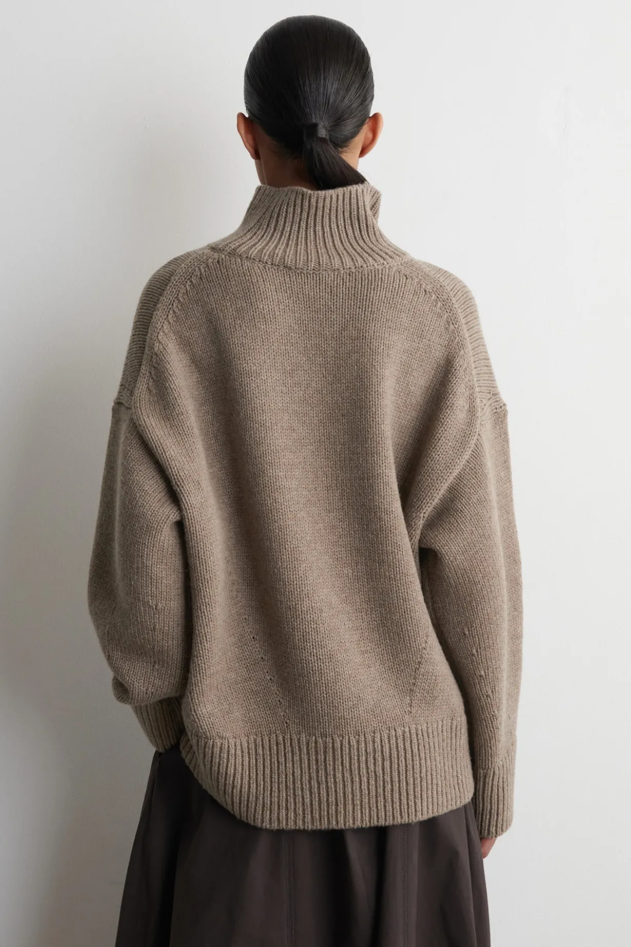 WOLLPULLOVER MIT ROLLKRAGEN