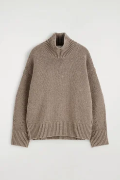 WOLLPULLOVER MIT ROLLKRAGEN
