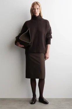 WOLLPULLOVER MIT ROLLKRAGEN