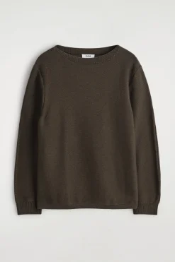 WOLLPULLOVER MIT U-BOOT-AUSSCHNITT